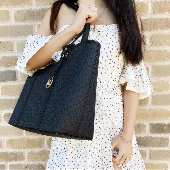 💕Michael kors large laptop tote black MK - Picture 5 of 7